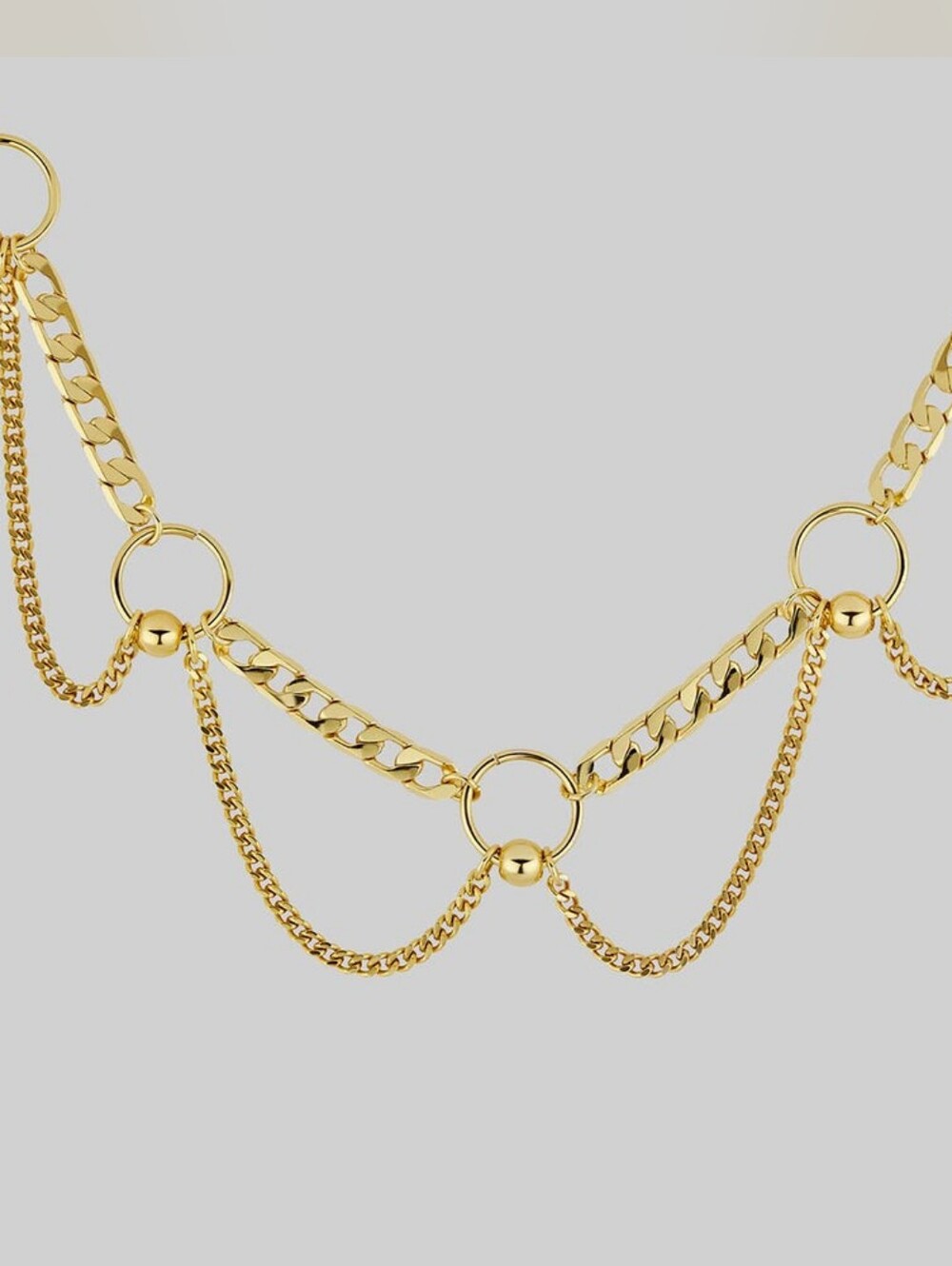 Regal Rose Change Of Heart Choker Necklace - Gold
